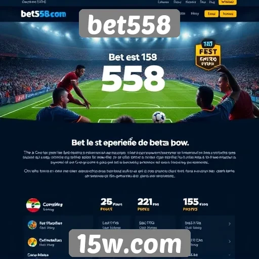 Experiência do usuário no site bet558